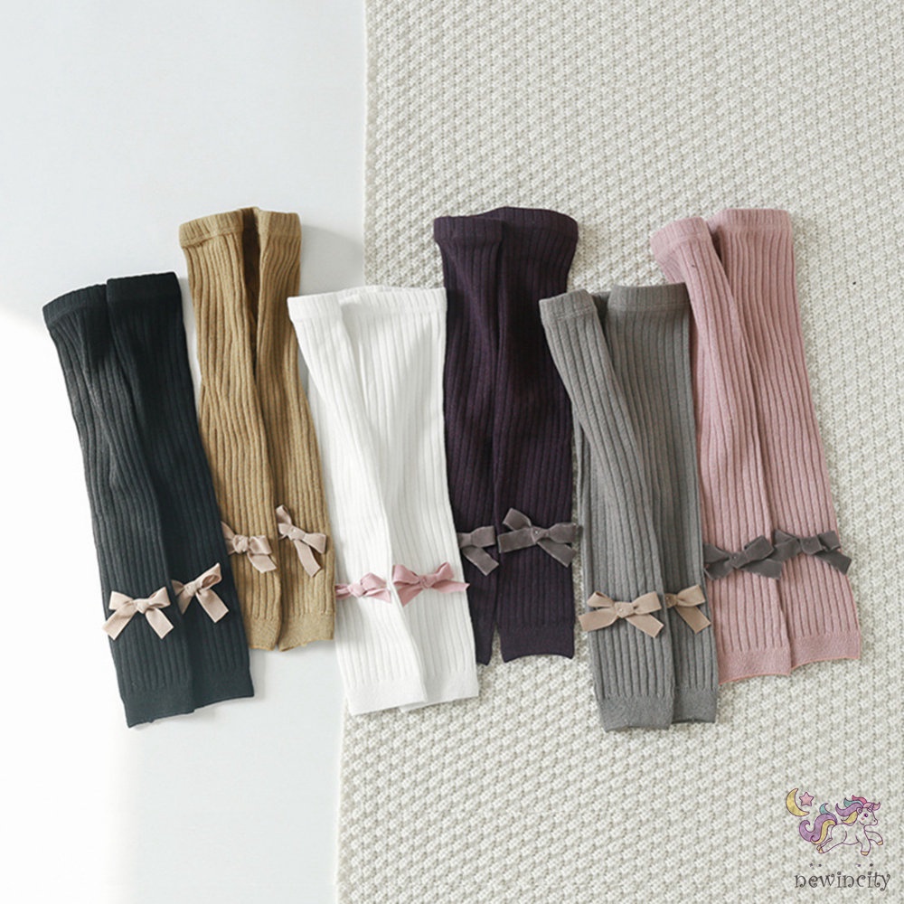 Quần legging đính nơ thời trang mùa thu phong cách Hàn Quốc dành cho bé gái