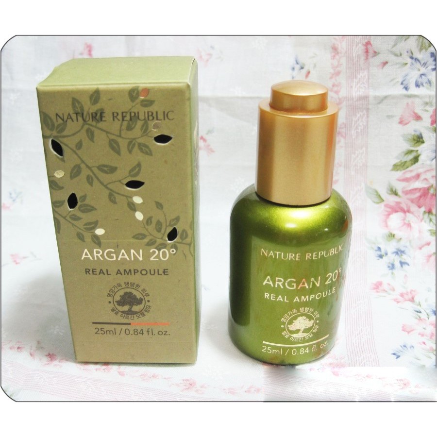 Dầu argan Ống tiêm NATURE REPUBLIC Argan 20º Real Squeeze Ampoule