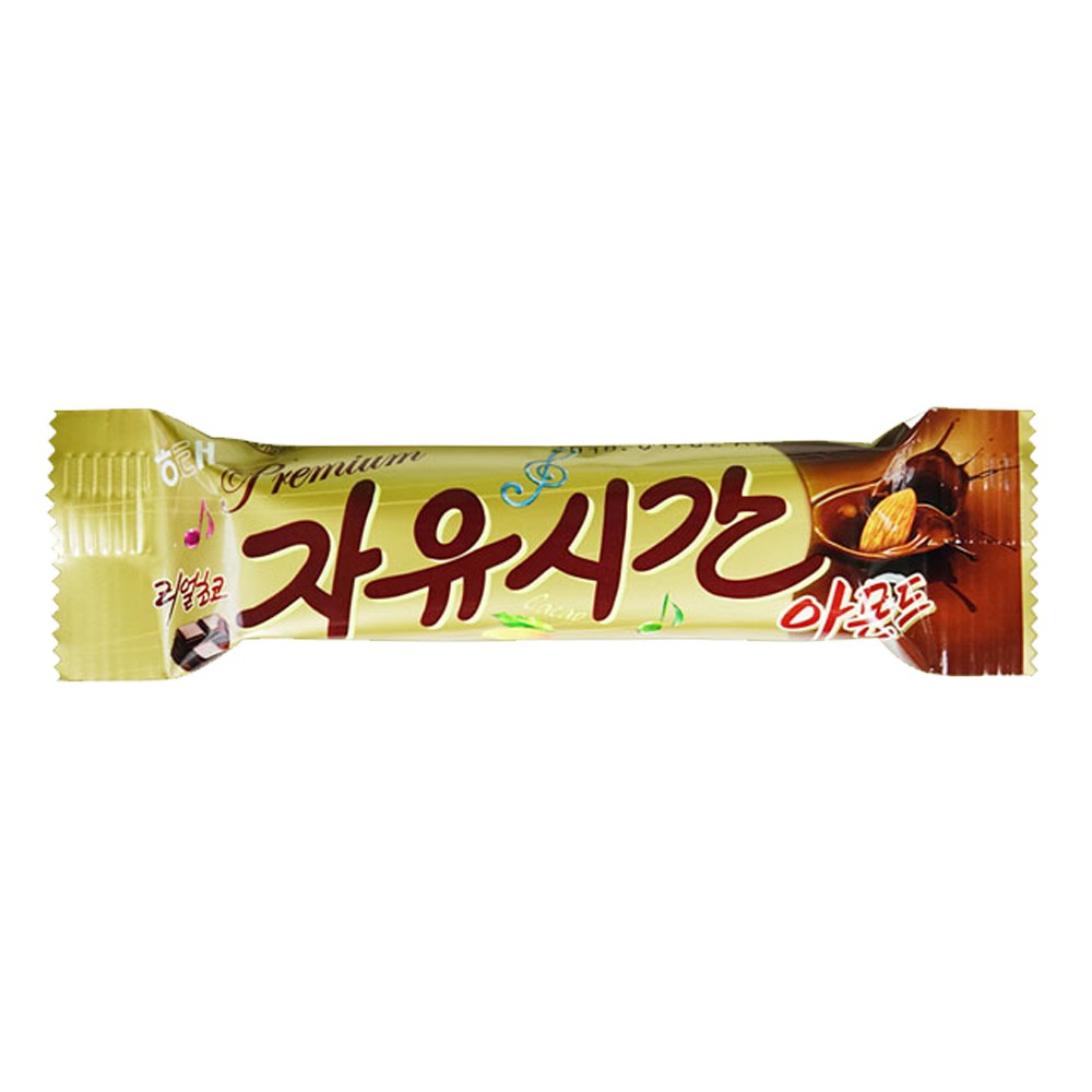 Bánh mềm phủ socola hạnh nhân Haitai Hàn Quốc túi 36gr