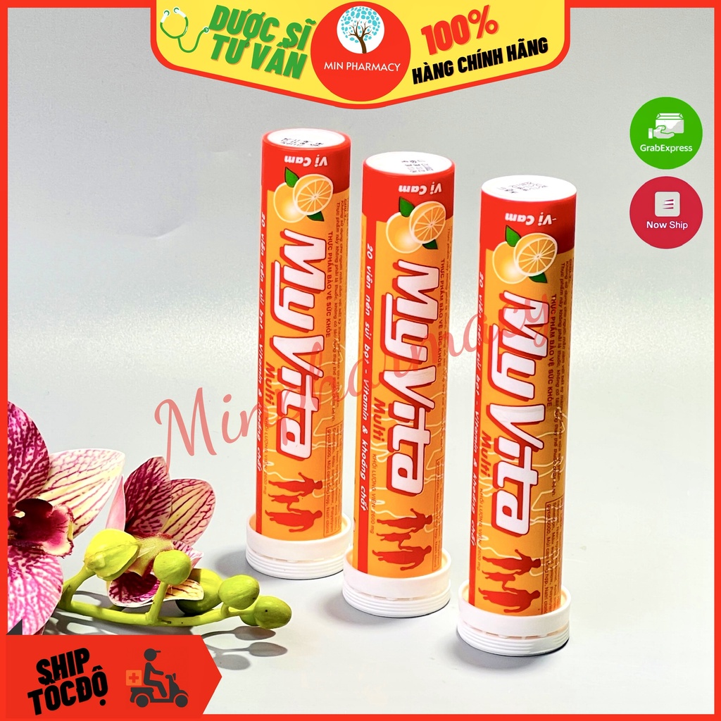 Viên Sủi Bổ Sung Vitamin MYVITA Multivitamin Vị Cam  - Minpharmacy