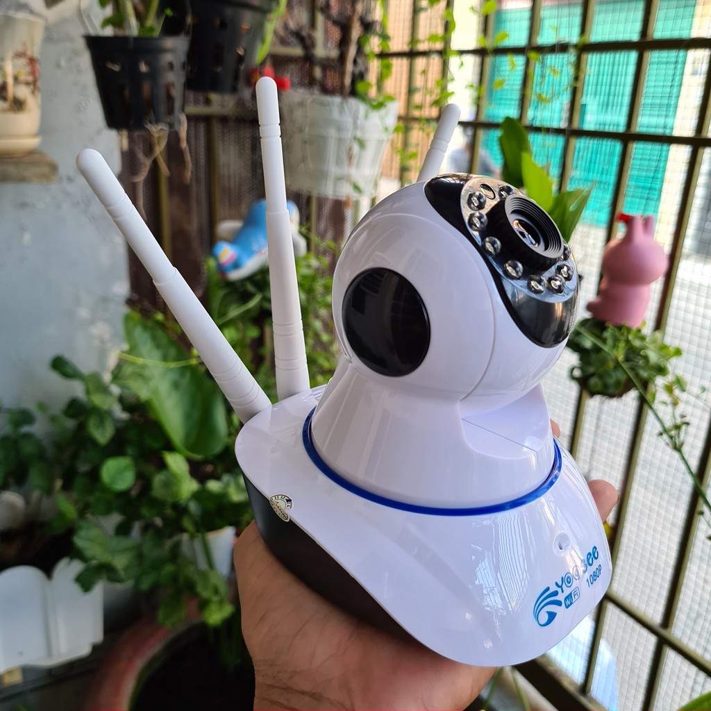 [ GIÁ SẬP SÀN ] CAMERA IP WIFI YOOSEE 3 RÂU 2.0Mps - HD1080 - kèm thẻ 32g chuyên dụng | BigBuy360 - bigbuy360.vn