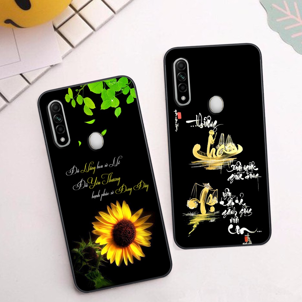 Ốp lưng Oppo A31 phiên bản cha mẹ - vợ chồng- chữ thư pháp Tâm, nhẫn, phúc lộc thọ cực đẹp và ý nghĩa