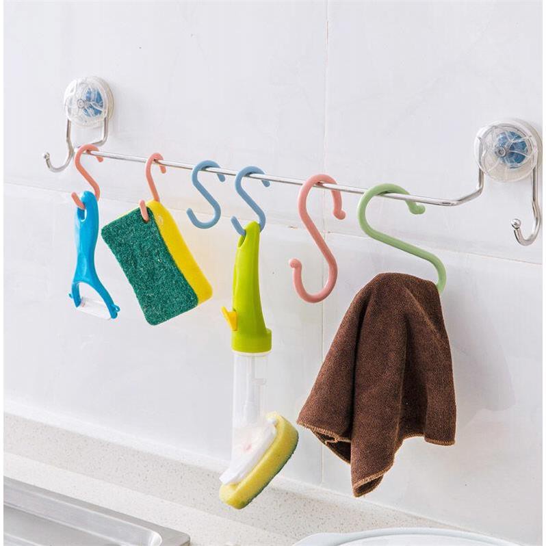 Bộ 8 Móc Treo Đồ Chữ S Tiện Dụng  Nhựa Cao Cấp Treo Quần Áo - Treo Đồ Đạc - Treo Hàng Đa Năng 2194