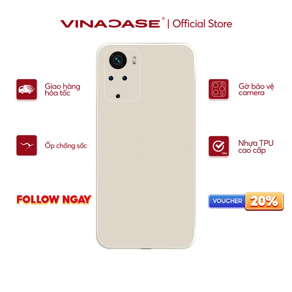 Ốp lưng Vina Case Xiaomi Redmi Not 8/Redmi 9T/Poco X3/....TPU dẻo trơn cạnh vuông bảo vệ camera