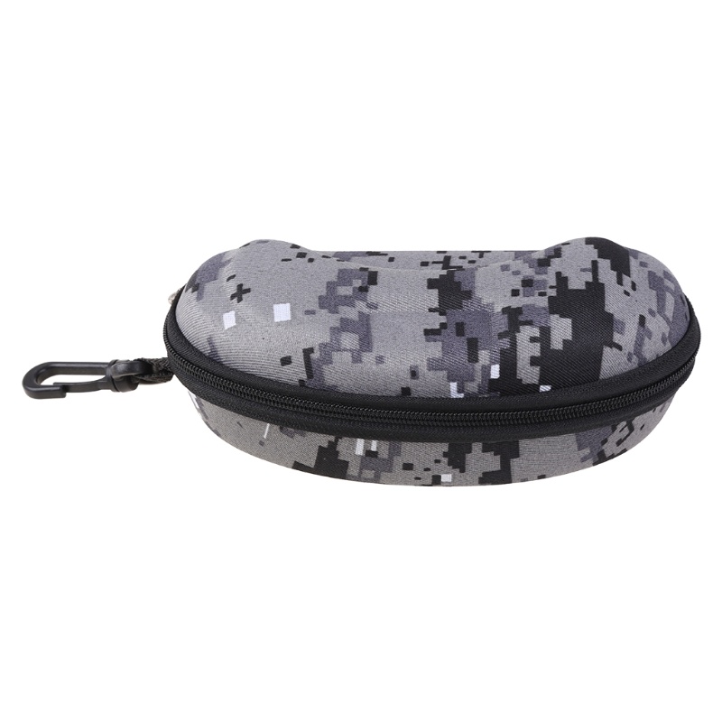 Youyo Hộp Đựng Mắt Kính Họa Tiết Rằn Ri Có Khóa Kéo Nhỏ Gọn