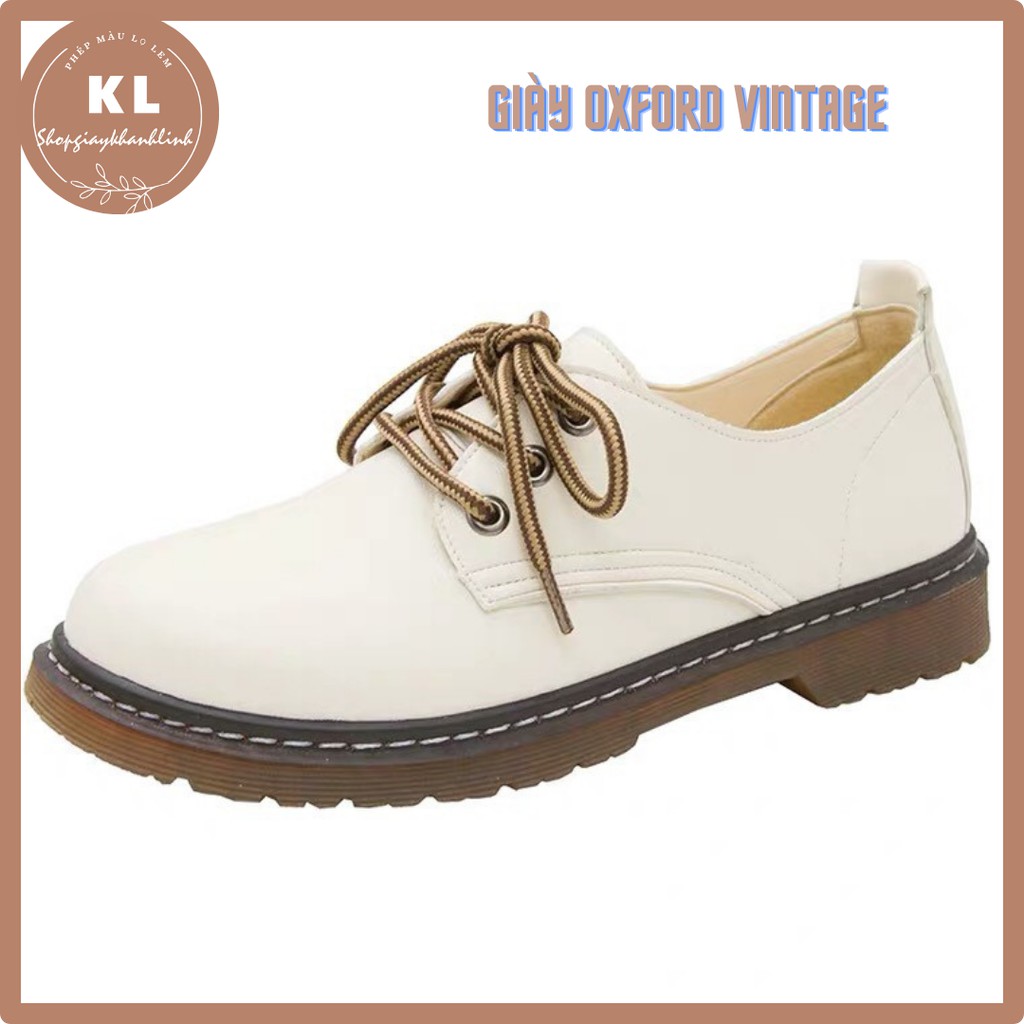 Giày oxford đế xuông có dây mũi tròn ( HÀNG SẴN FULL SIZE ) | BigBuy360 - bigbuy360.vn