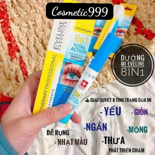 Auth 100% chuốt dưỡng dài mi eveline -cosmetic999