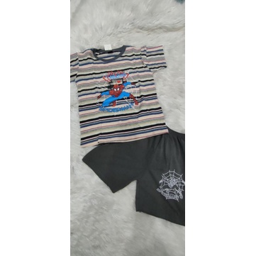 Bộ tay ngắn quần đùi thun cotton 4 chiều cho bé size đại