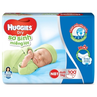 Miếng lót sơ sinh huggies nb1 - 107 miếng