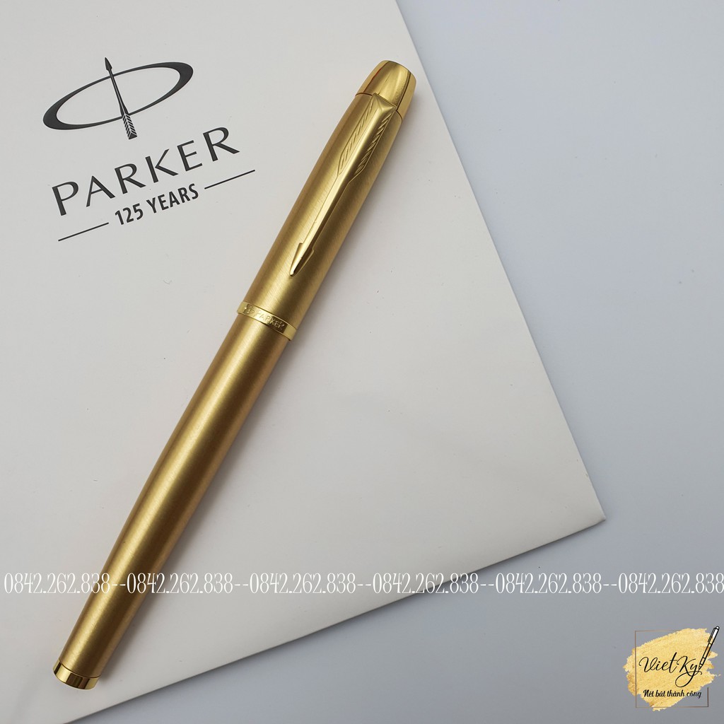 Bút Ký PARKER_IM Vàng - Miễn Phí Khắc Chữ, Logo & Tặng kèm Ngòi Ký