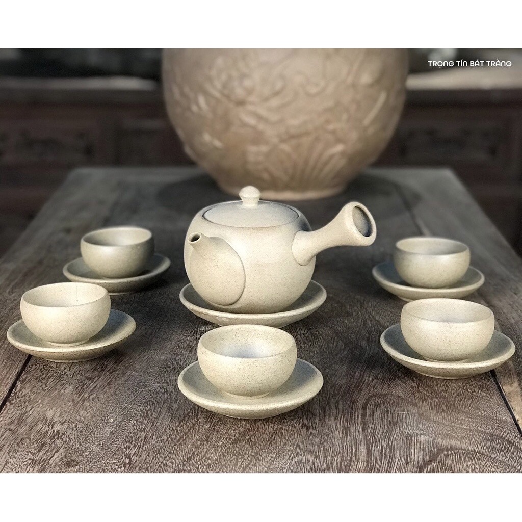 Bộ ấm chén HỒNG SA Bát tràng [HÀNG CAO CẤP XUẤT NHẬT], BỘ TRÀ ĐẠO PHONG CÁCH NHẬT BỘ TÁCH CHÉN TỬ SA