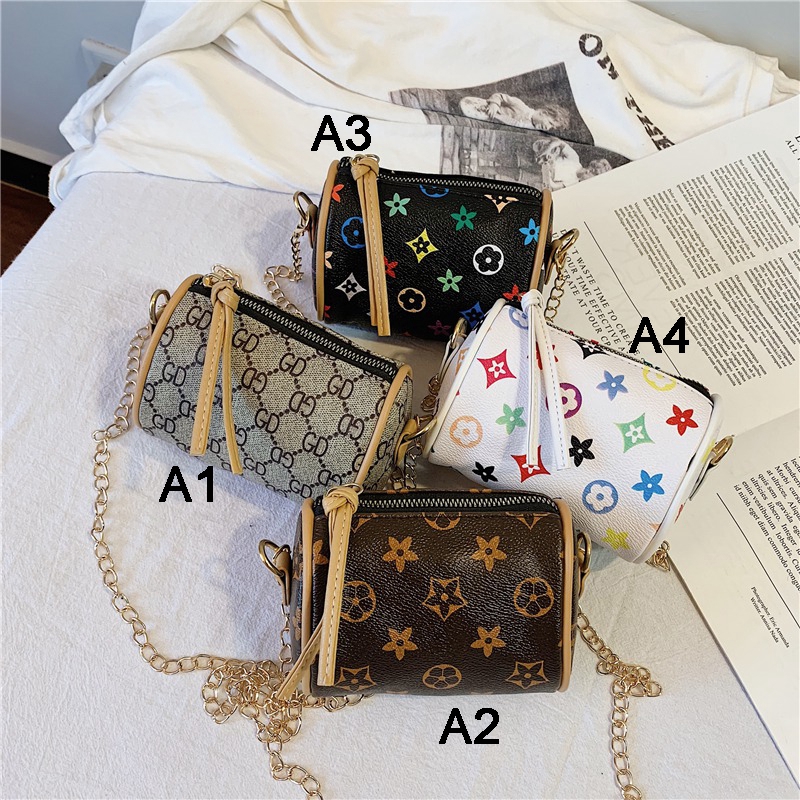 Túi đeo chéo có khóa kéo thời trang cho bé gái