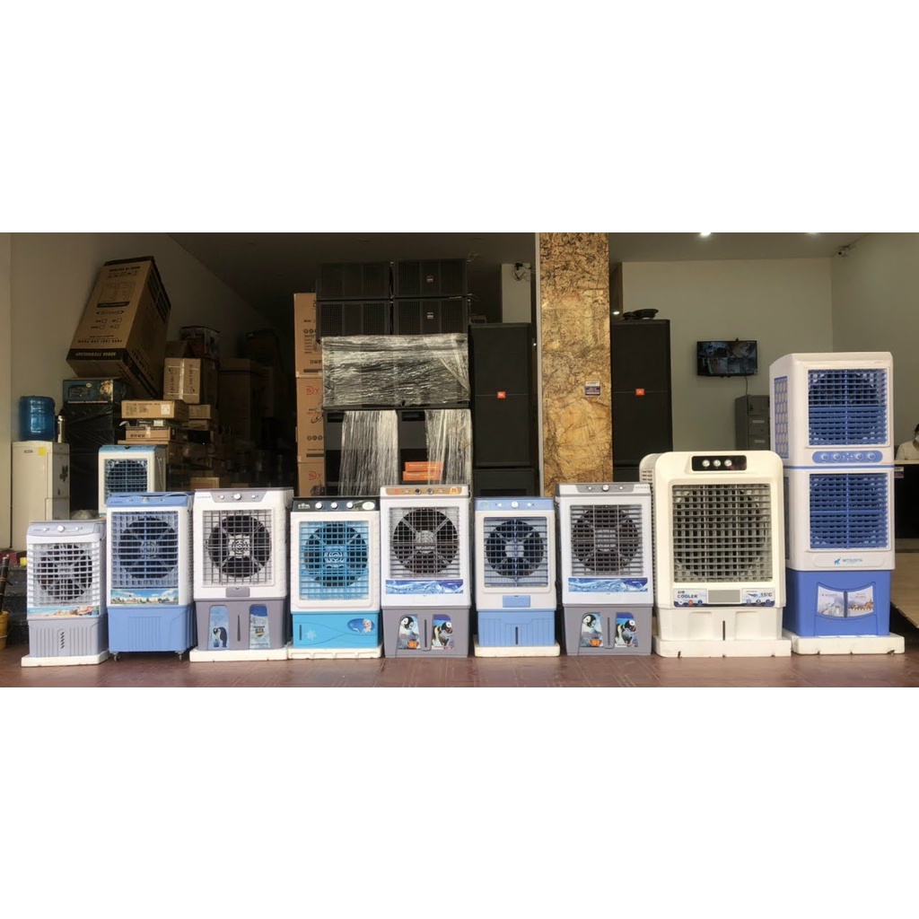 Quạt điều hòa hơi nước 2 tầng MITSUSITA HA-1800 , 600W,  made in Thái lan, dây đồng, Quạt hơi nước ...