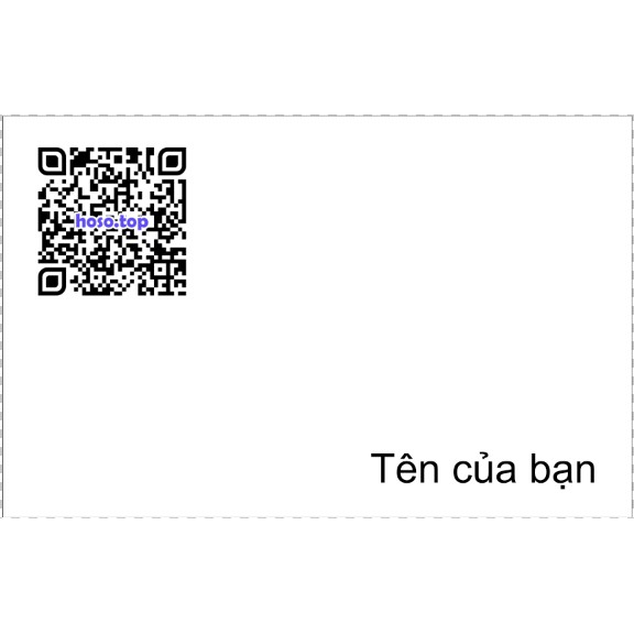 Thẻ cá nhân thông minh một chạm NFC QR - In name card - CardVisit