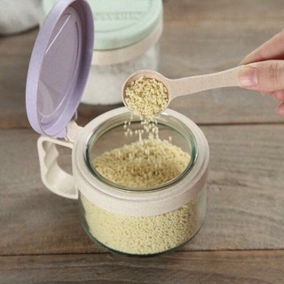 Bộ đựng gia vị thuỷ tinh lúa mạch 3 ct