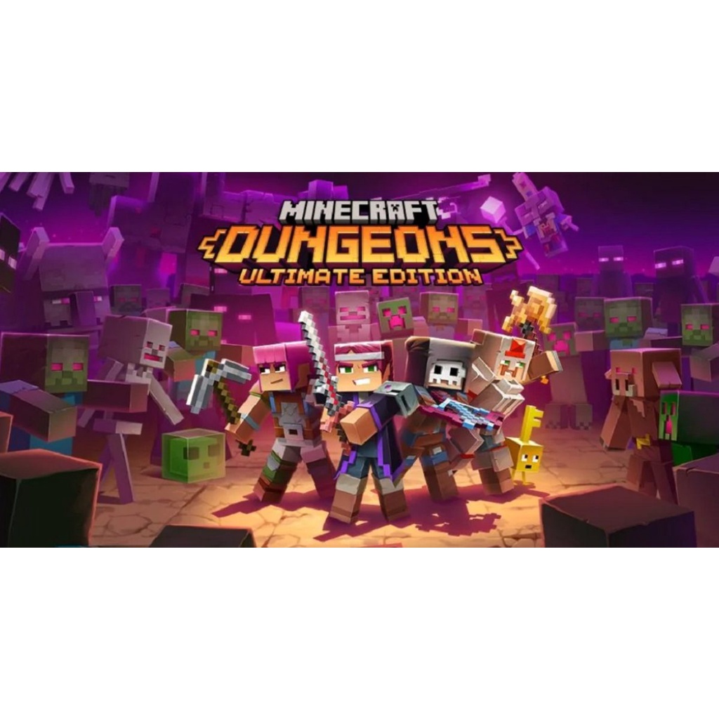 Băng Game Nintendo Switch Minecraft Dungeons Ultimate Edition