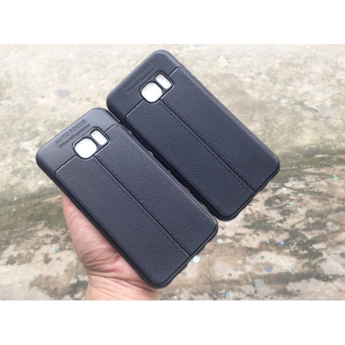 Ốp lưng dẻo giả da Auto Focus Samsung S7