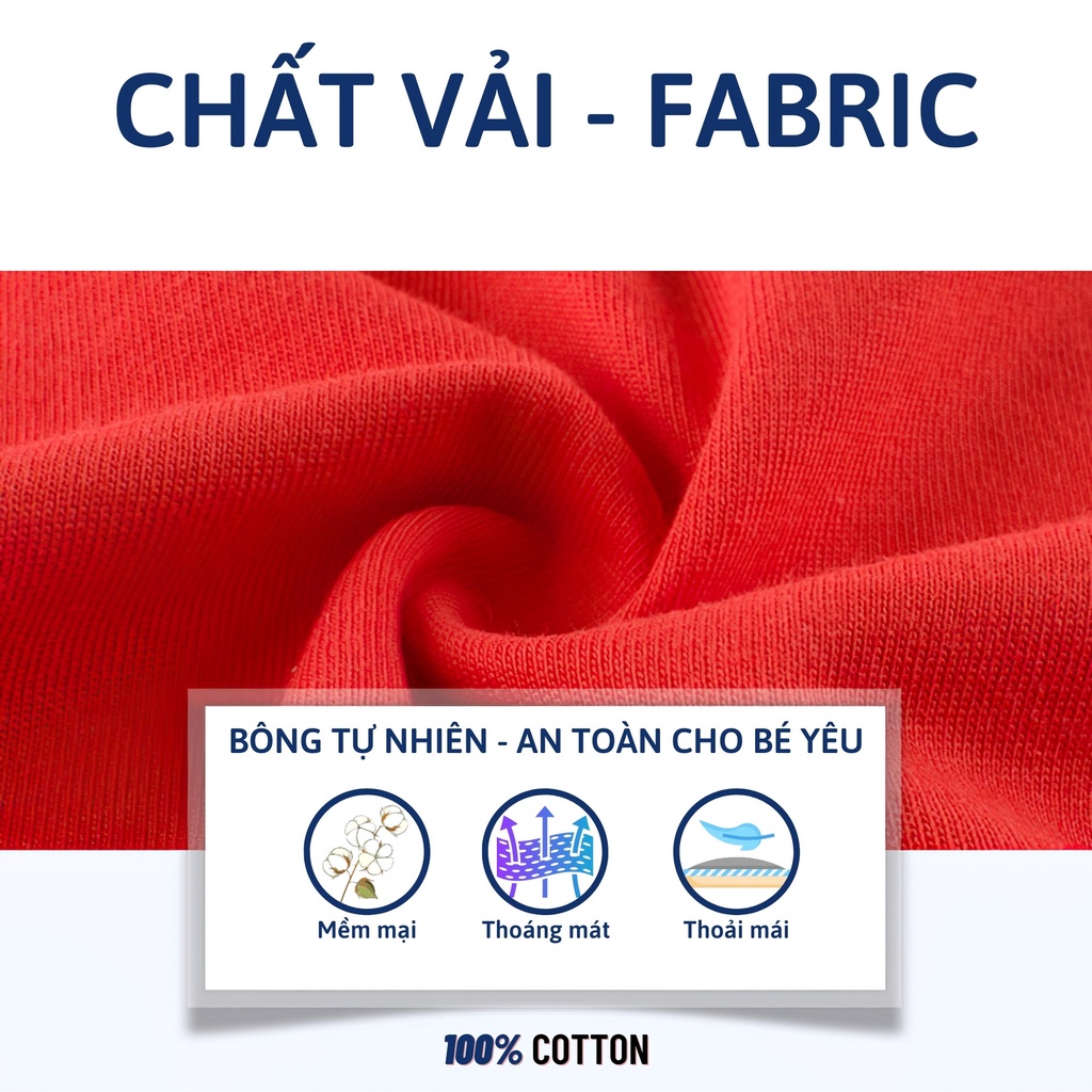 Áo thun bé trai ngắn tay 27Kids cho trẻ từ 2-10 tuổi BSTS17