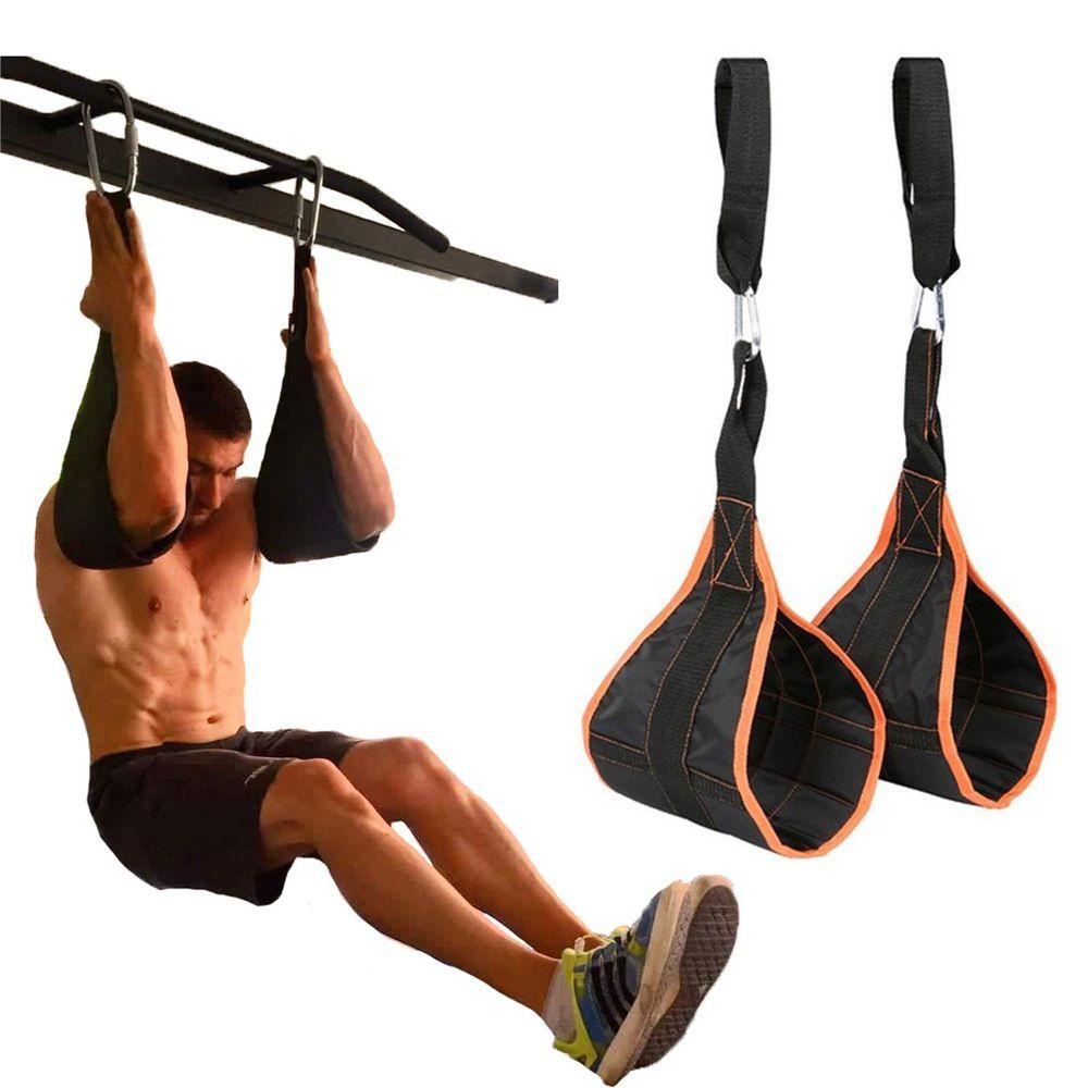 IVORY Bộ 2 Dây Đai Hỗ Trợ Tập Cơ Bụng Màu Ngà