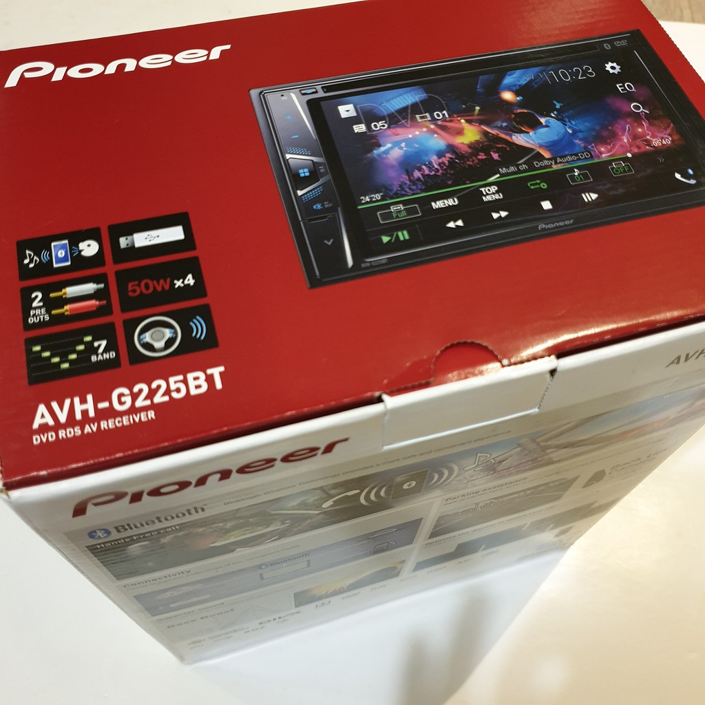 Pioneer AVH-G225BT Màn hình DVD đa phương tiện có Bluetooth