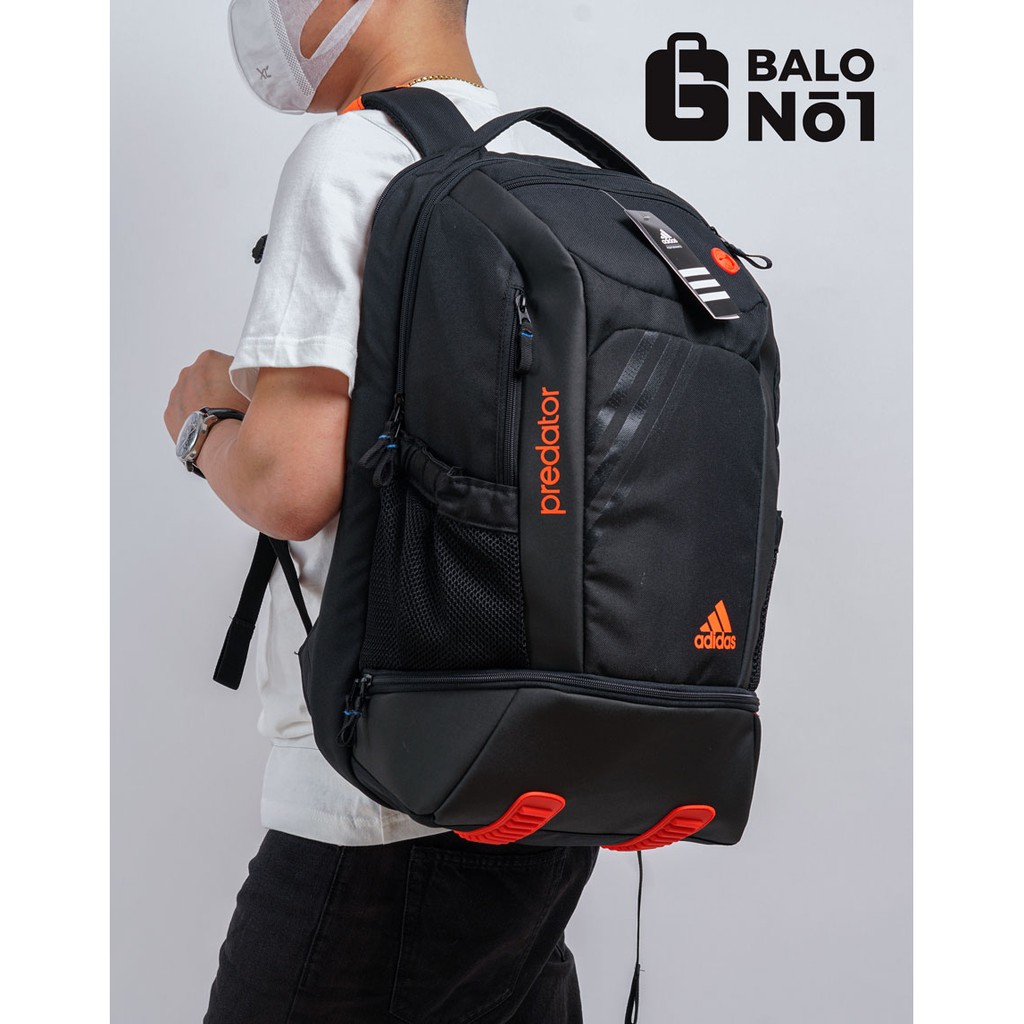 [Tặng kèm vớ] Balo unisex đẹp🍀FREESHIP🍀 Balo Laptop Predator - Đế Cam