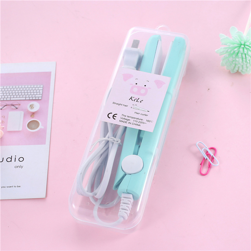 [Hàng mới về] Máy Duỗi Và Uốn Tóc Ion Âm Thiết Kế Nhỏ Gọn Tiện Dụng