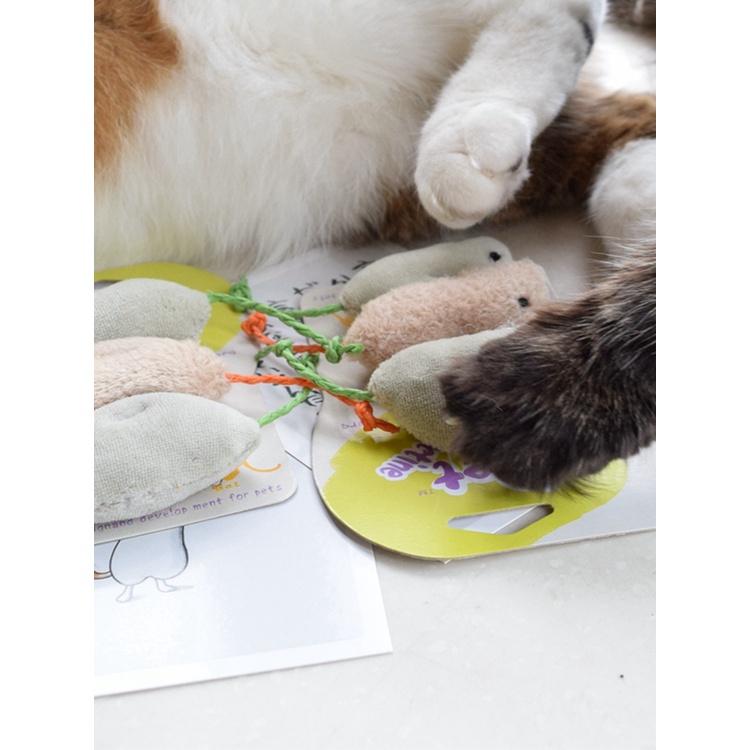 Chuột nhồi bông MASTI LI0381 đồ chơi cho mèo