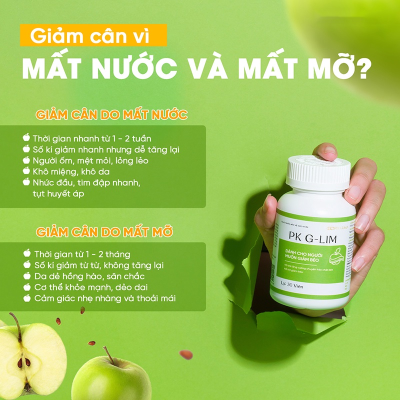 Viên uống hỗ trợ giảm cân PK G-LIM Dr.Lacir 1 hộp 30 viên - thúc đẩy đốt cháy mỡ thừa DR49