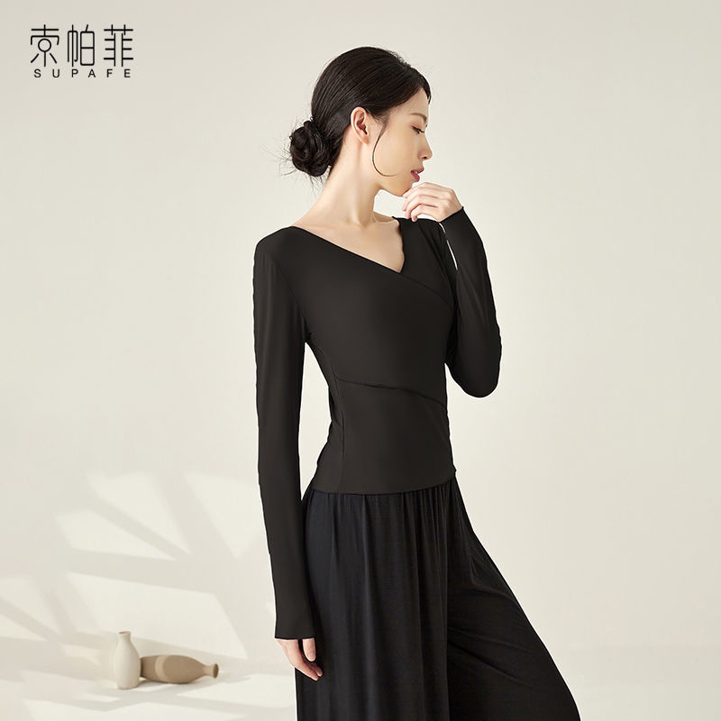 M &amp; E Sophie Áo Tay Dài Tập Nhảy Múa Truyền Thống Trung Hoa Mùa Đông Cho Nữ