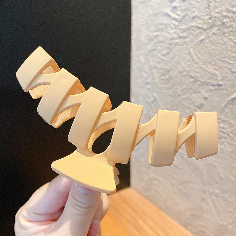 Kẹp tóc càng cua cỡ lớn bằng acrylic màu sắc thời trang Hàn Quốc