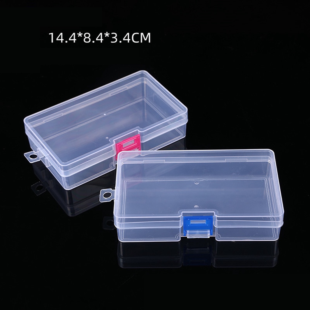 1 Hộp Nhựa Trong Suốt Hình Chữ Nhật Đựng Trang Sức