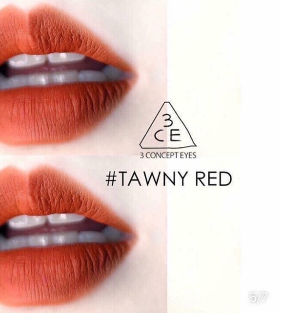 Son Kem 3CE Soft Lip Lacquer - #TAWNY RED