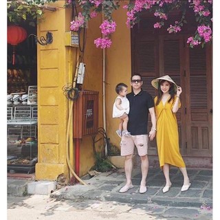váy lụa xoắn ngực cao cấp