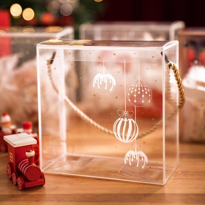 [100 mẫu] Hộp quà mica/PVC Giáng sinh Christmas, Valentine, quà Tết Mix mẫu xinh yêu duy nhất tại Kling