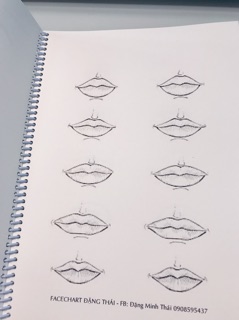 GIẤY VẼ FACECHART - VẼ MAKEUP