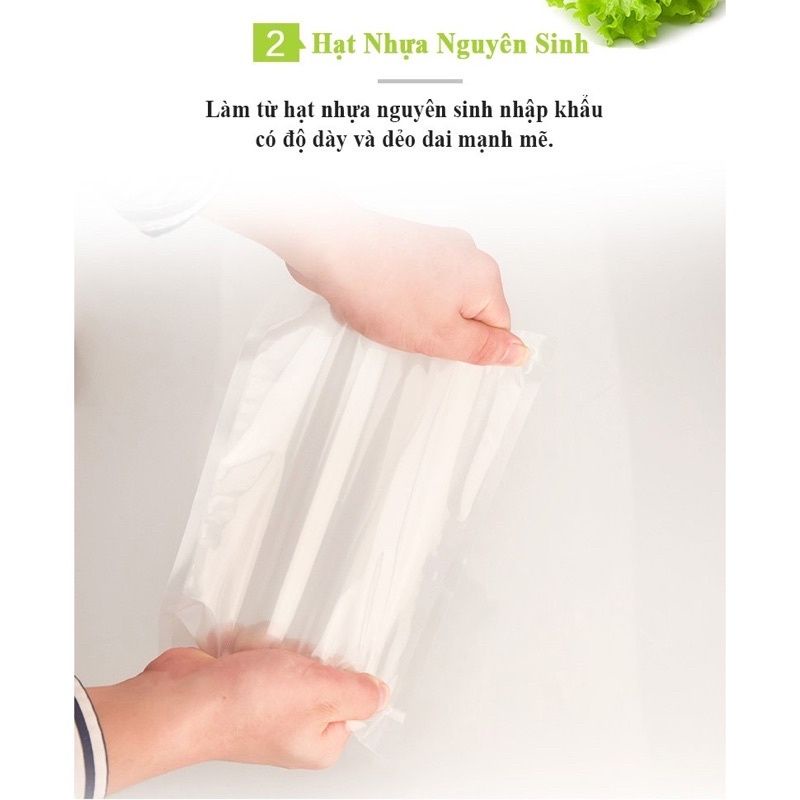 Combo 10 túi hút chân không mặt nhám chuyên dụng 17*25cm