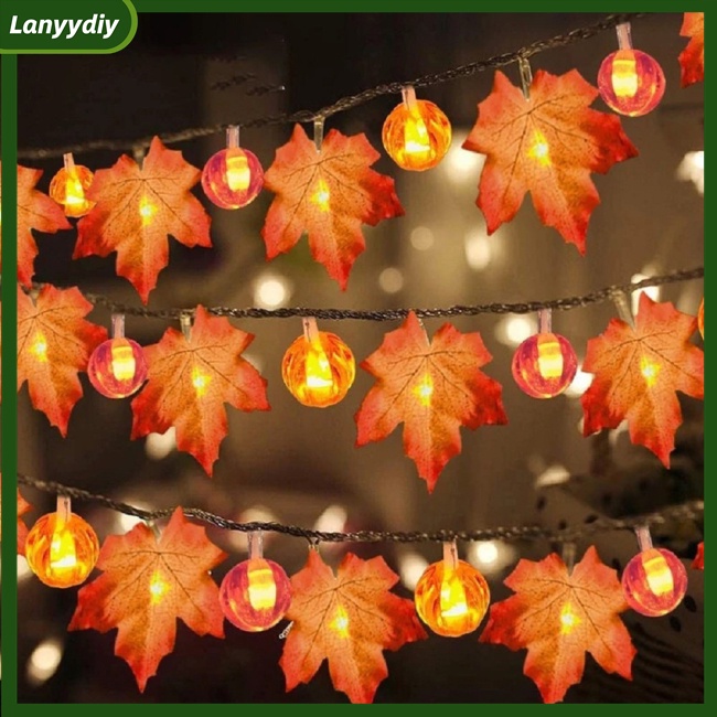 Dây Đèn Led Năng Lượng Mặt Trời Trang Trí Lễ Tạ Ơn / Lễ Tạ Ơn / Lễ Tạ Ơn / Lá