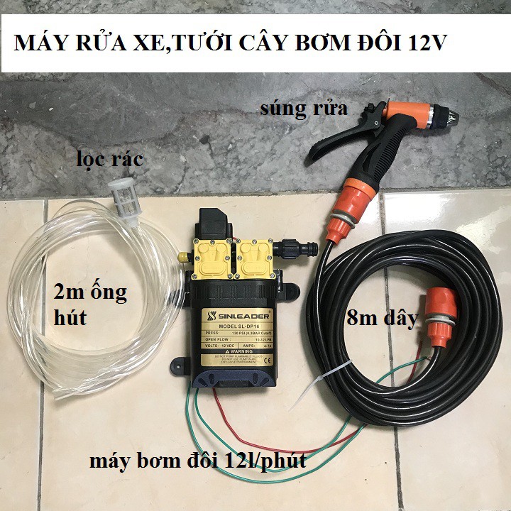 MÁY RỬA XE 12V