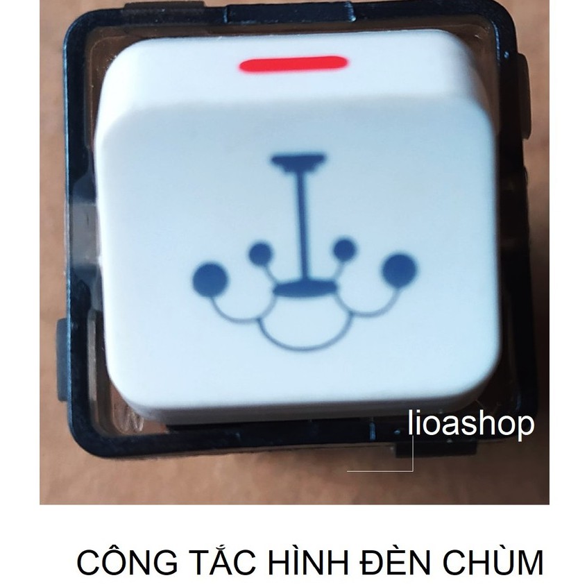CÔNG TẮC VUÔNG LiOA 1 CHIỀU CÓ HÌNH THIẾT BỊ .