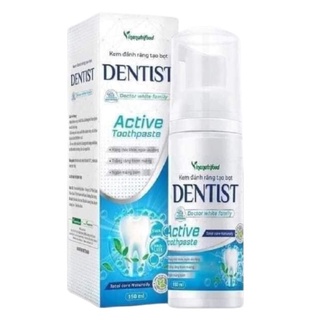 Kem đánh răng tạo bọt Dentist có khả năng tạo bọt, giúp vệ sinh răng miệng .