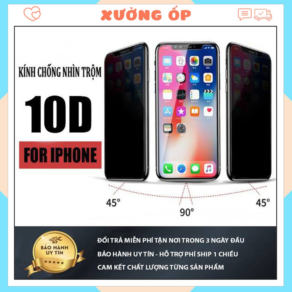 &lt; RẺ VÔ ĐỐI&gt;Kính Chống Nhìn Trộm Cho Dòng Máy Điện Thoại Iphone-Vừa Chắc Chắn, Vừa Siêu Phàm