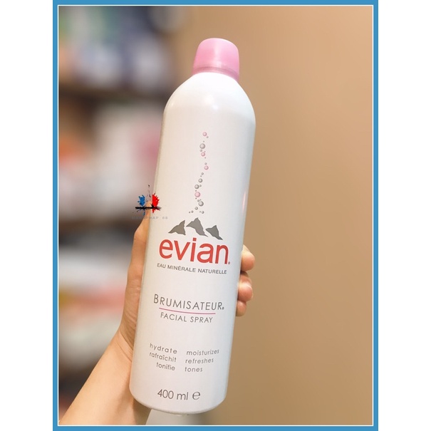 XỊT KHOÁNG EVIAN NỘI ĐỊA PHÁP 400ml