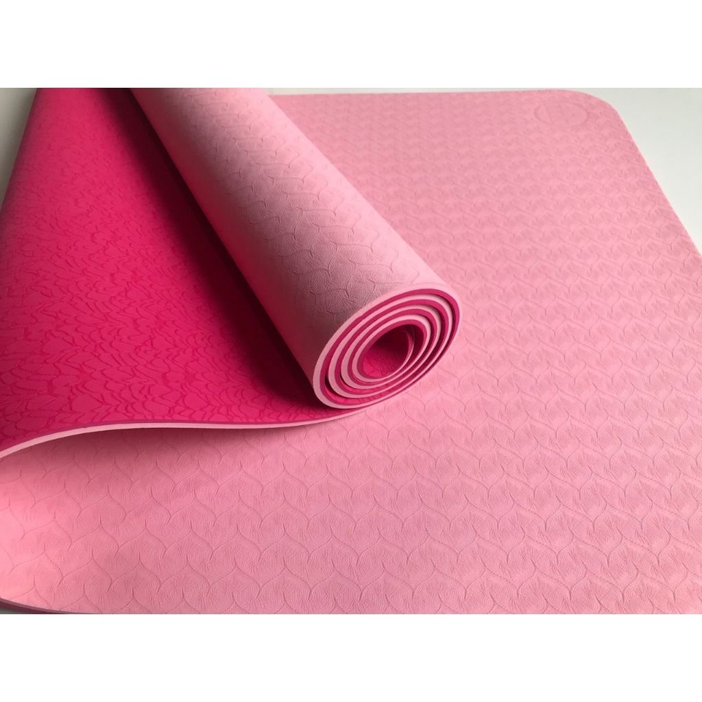 Thảm Tập Yoga S1ECO Pro Mat, 2 Màu Phối Lạ Mắt, Chống Trơn Trượt Tuyệt Đối, Thấm Hút Tốt