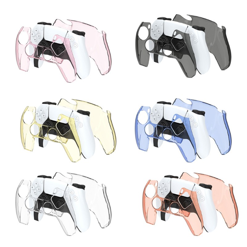 Vỏ Pc Cứng Trong Suốt Nhiều Màu Bảo Vệ Tay Cầm Chơi Game Cho - Playstation 5 Ps5