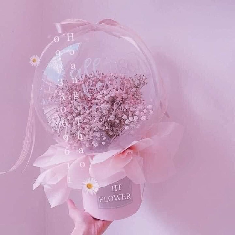Bóng nhựa meka trong suốt size 20cm làm quà tặng