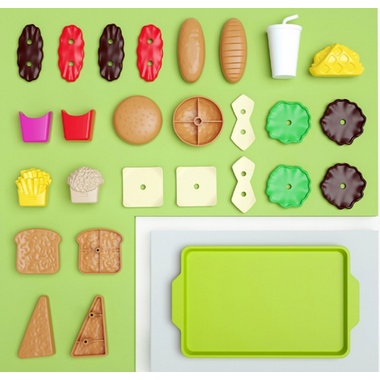 Bộ Đồ Chơi Mô Phỏng Thức Ăn Nhanh Dành Cho Trẻ Em