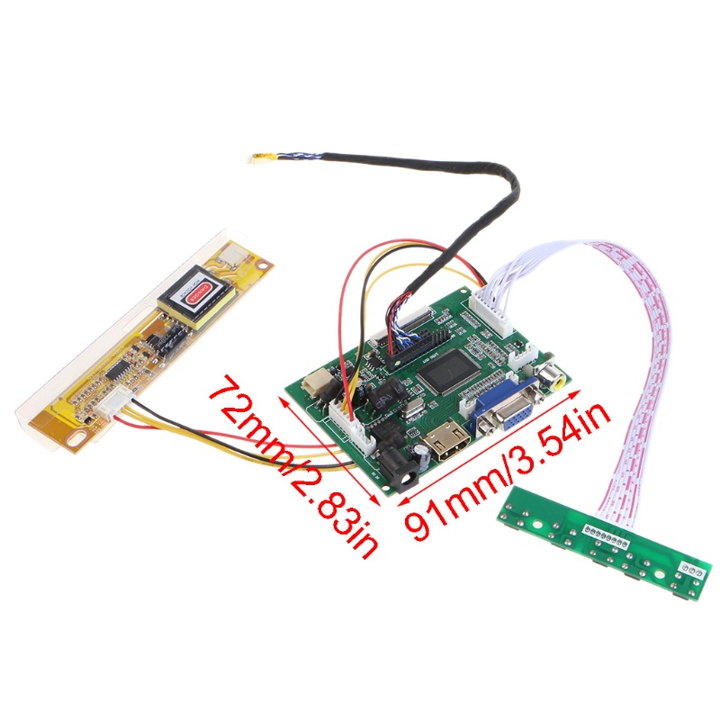 Bộ bảng mạch điều khiển màn hình LCD HDMI DVI VGA KYV-N5 V3 CHO 15.4 inch LP156WH1 LTN156AT01 1280X800 chuyên dụng