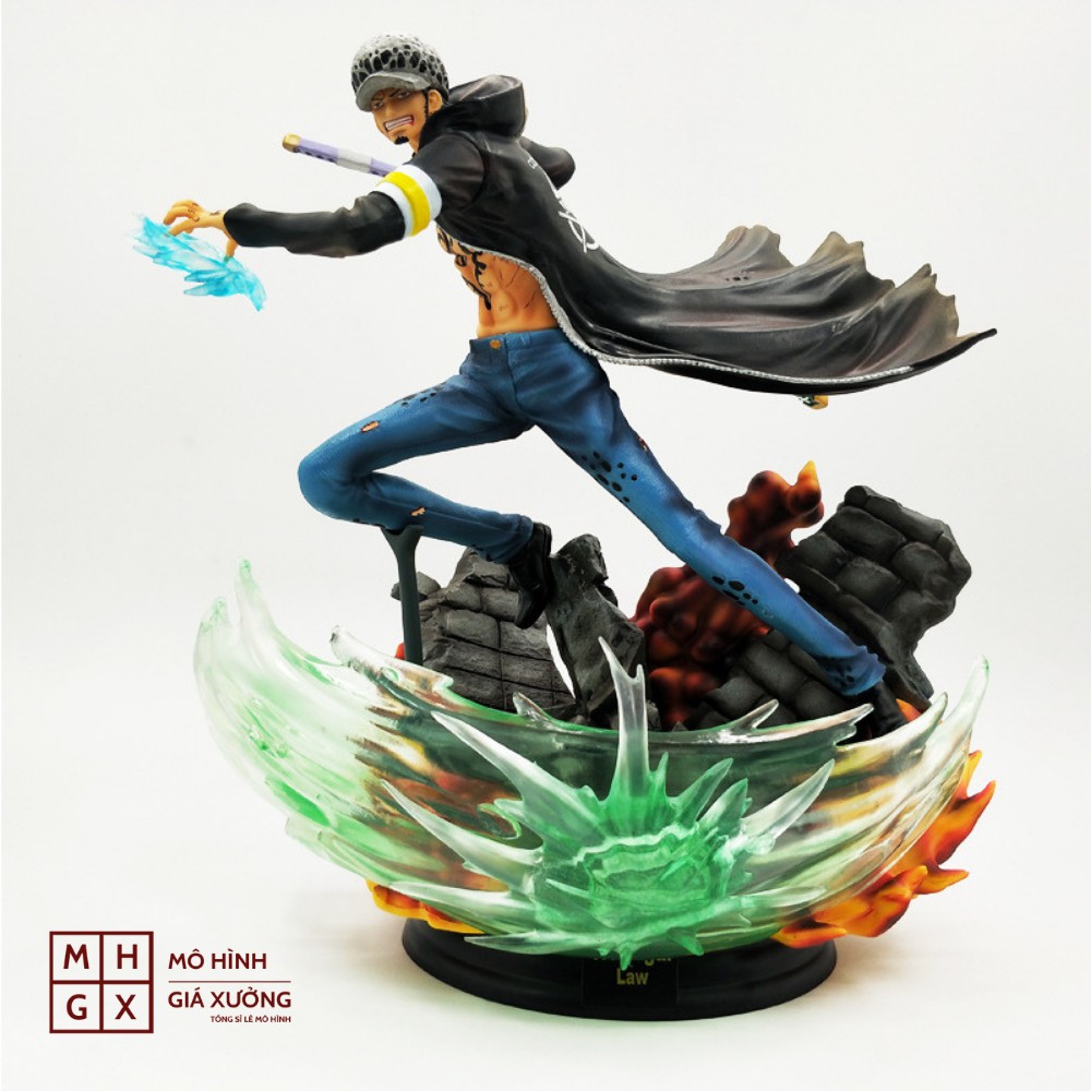 Mô Hình Trafalgar Law Cao 31cm ( 2 tay thay thế ) - Trafalgar D. Water Law Bác sĩ tử thần - Tượng Figure One Piece