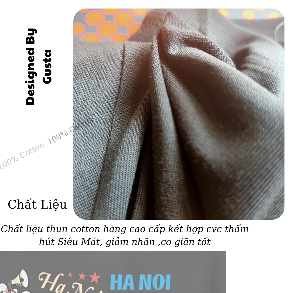 Áo Thun Nam Nữ Hà Nội Trà Đá Vỉa Hè Gusta Dáng Vừa Siêu Mát Hàng Cao Cấp-TGS01 | BigBuy360 - bigbuy360.vn
