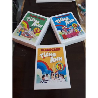 combo Bộ thẻ Flashcard 345BGD khổ A4